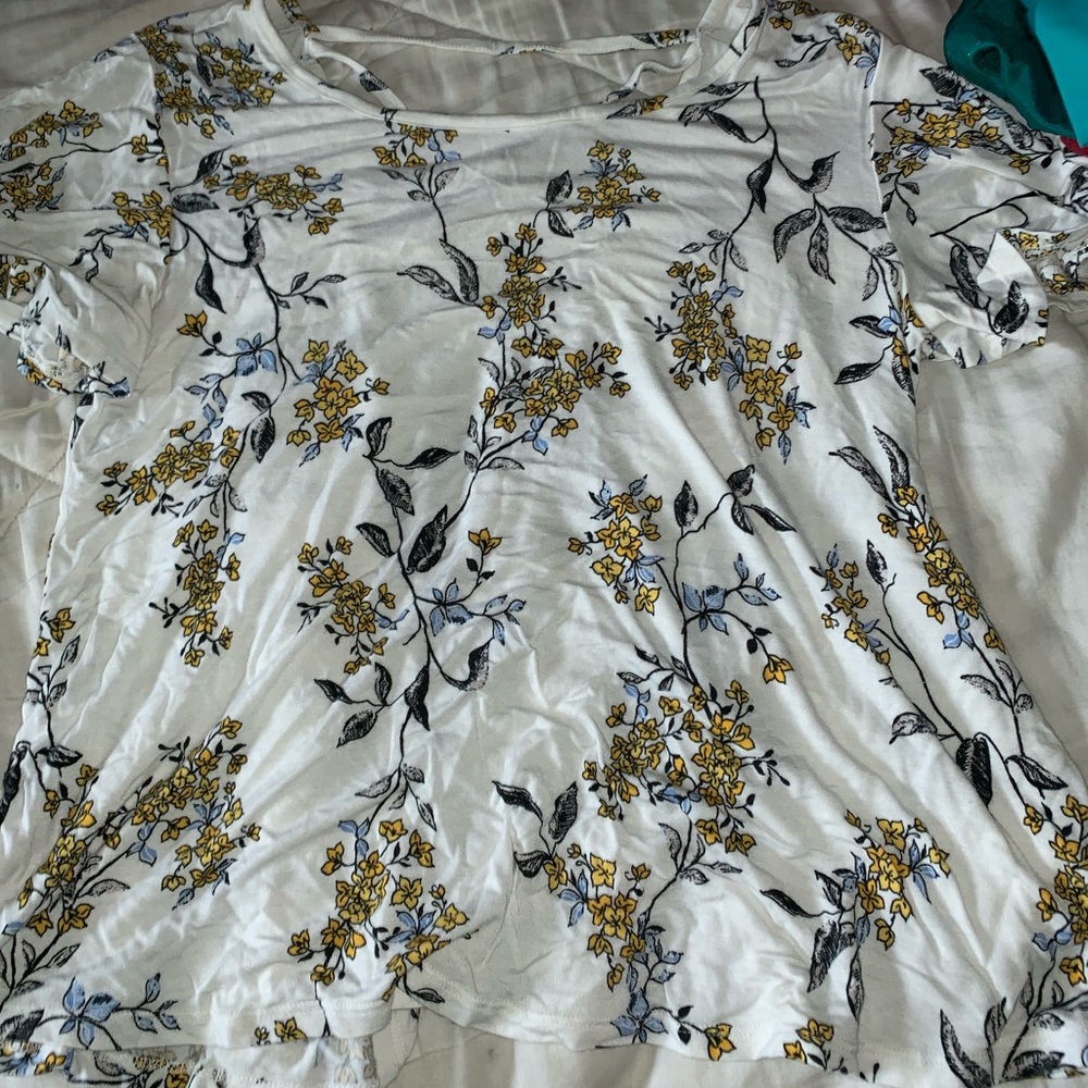 maurices floral shirt